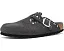 Кломпы Birkenstock Boston с заклепками из замши