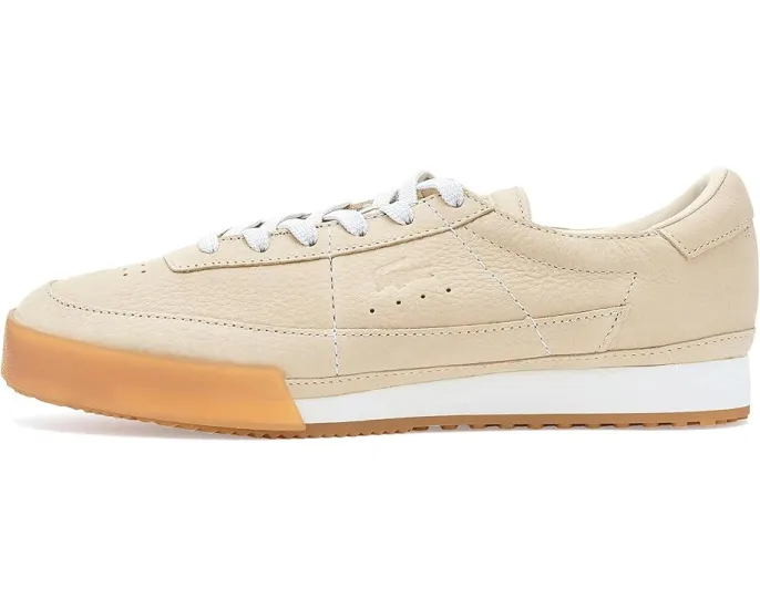 Кроссовки Lacoste Aura из кожи с перфорацией и резиновой подошвой