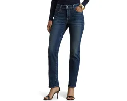 Джинсы Mid-Rise Straight Ankle Lauren Ralph Lauren с радужными полосками