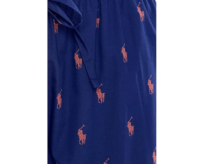 Пижамные брюки Woven PJ Pant от Polo Ralph Lauren с принтом All Over Pony Player