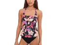 Танкини Nike Hot House Floral с квадратным вырезом и встроенным бюстгальтером