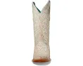 Сапоги Corral C4062 с блестками LD и вышивкой на квадратном каблуке