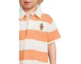 Регби Polo Ralph Lauren Kids с коротким рукавом и медвежонком Polo Bear