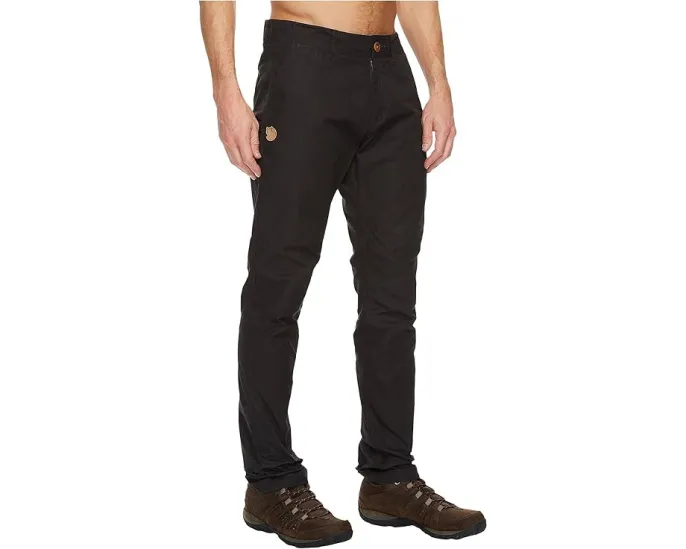 Брюки Sörmland Tapered от Fjällräven с зауженным кроем из ткани G-1000 Silent Eco