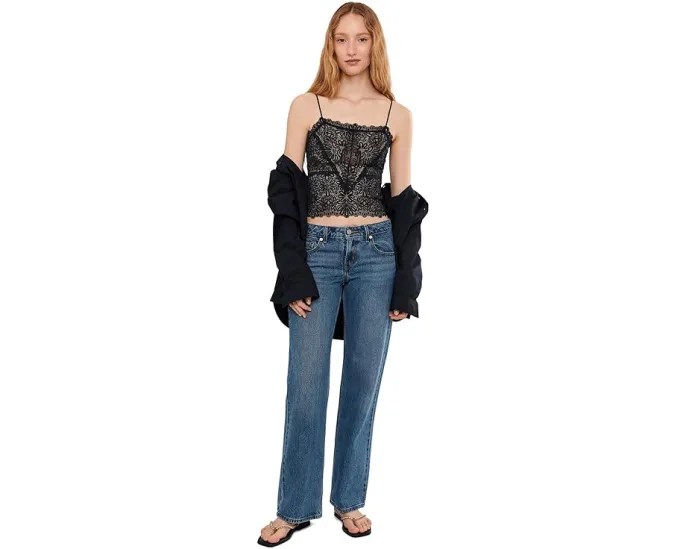 Камзол Love And Lace Cami с квадратным вырезом и кружевом Free People