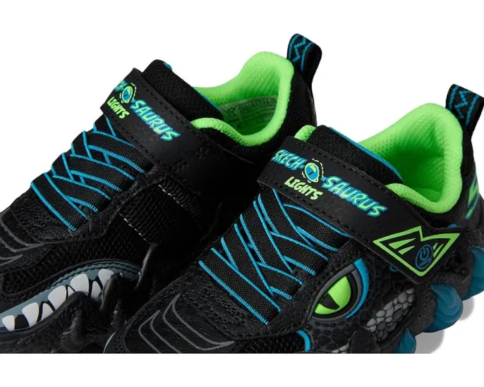 Детские светящиеся кроссовки Skechers Skech-O-Saurus Lights 2.0 с дизайном динозавра