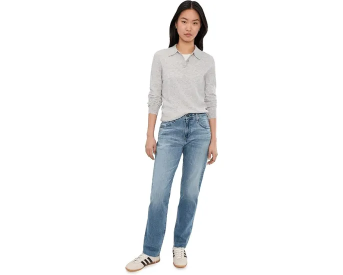 Джинсы The Boyfriend Mid-Rise Relaxed Fit с расслабленным кроем и средней посадкой в цвете American West
