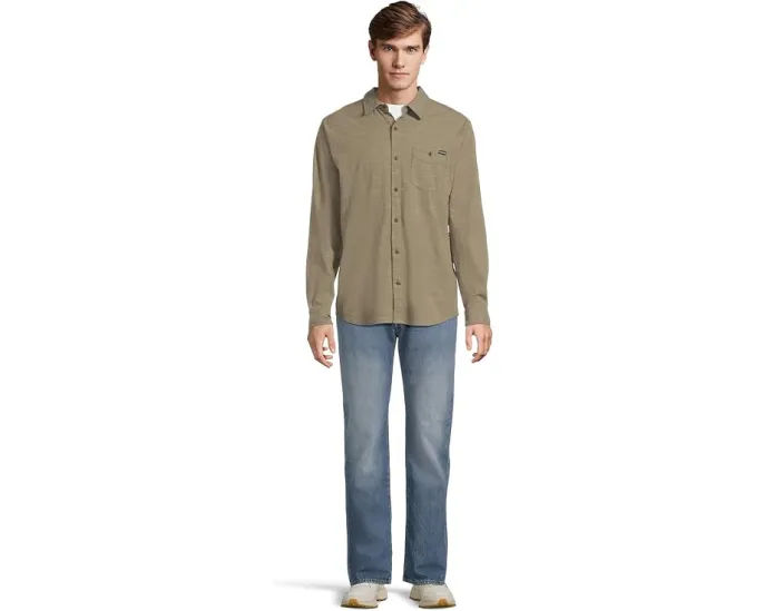 Рубашка Hurley One And Only Slub с длинным рукавом и карманом