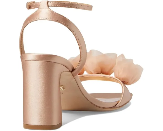 Сандалии Badgley Mischka Carli с розеткой на открытом квадратном носке