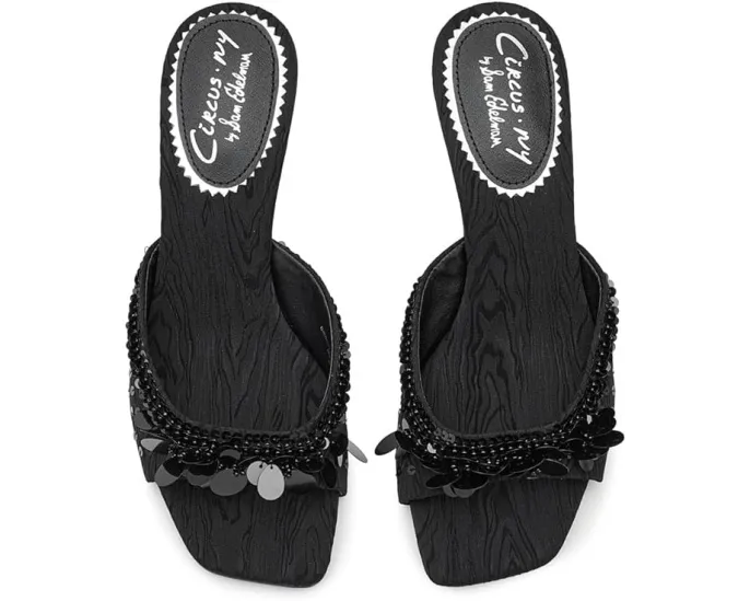Сандалии Circus NY by Sam Edelman Juliana с пайетками и низким расклешенным каблуком
