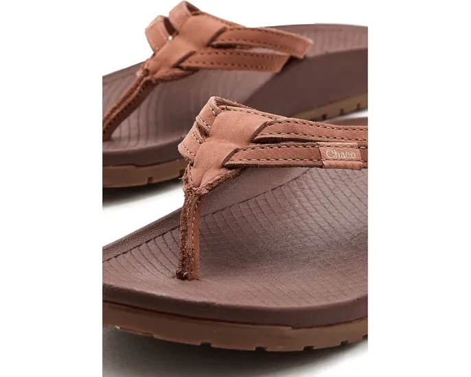 Шлепанцы Chaco Lowdown Leather Flip из натуральной кожи