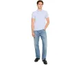 Поло Polo Ralph Lauren в полоску из стретч-сетки с зауженным кроем Custom Slim