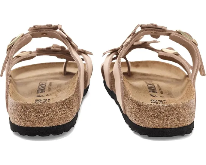 Сандалии Mayari Flowers с аппликацией цветов и пробковой стелькой от Birkenstock