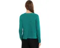 Свитер Eileen Fisher с круглой горловиной из смеси органического льна и хлопка
