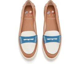 Лоферы Nantucket Drift Penny от Cole Haan бежево-голубые