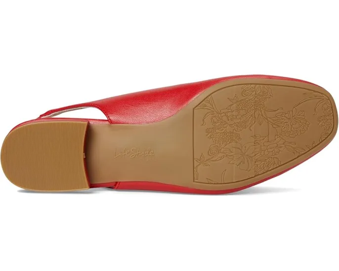 Балетки LifeStride Claire с квадратным носком и ремешком