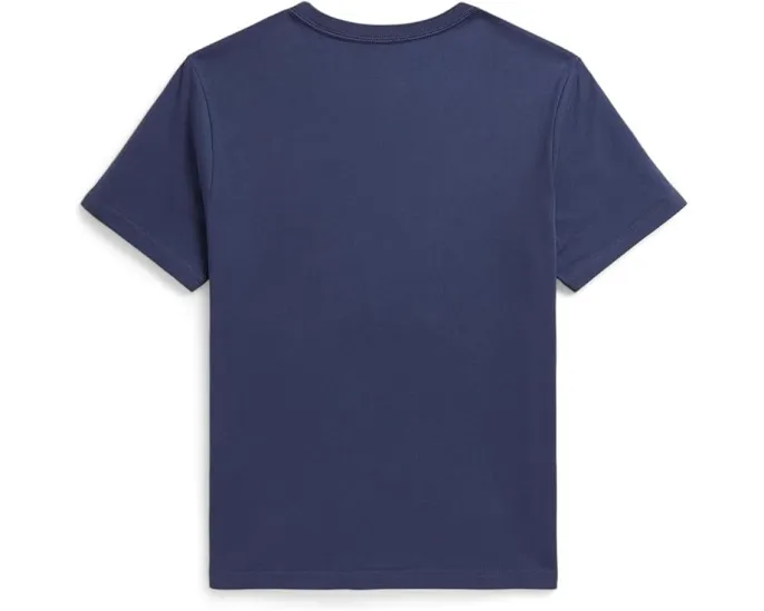 Детская футболка Polo Ralph Lauren из хлопкового джерси с принтом для детей старшего возраста