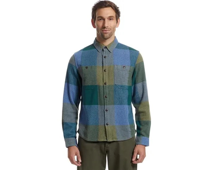 Рубашка Signature Northwoods Twill Regular с рисунком «елочка» и облегающим кроем