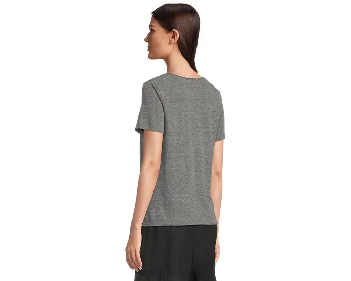 Футболка Michael Stars Vera Tee с V-образным вырезом и коротким рукавом