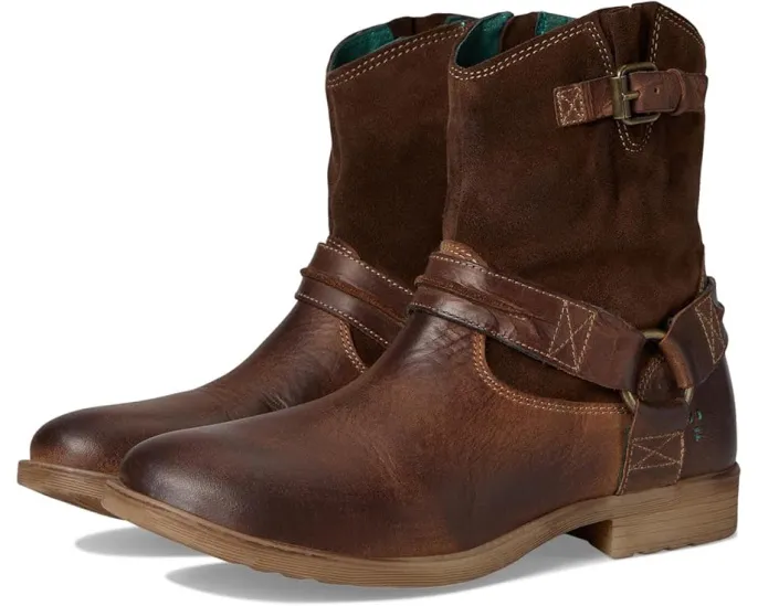 Ботинки ROAN Flair с состаренной кожей и молнией сбоку