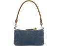 Сумка через плечо Marc Jacobs из денима и замши Snapshot со съёмным ремнём