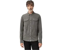 John Varvatos Arvon вязаная рубашка в стиле вестерн с карманами