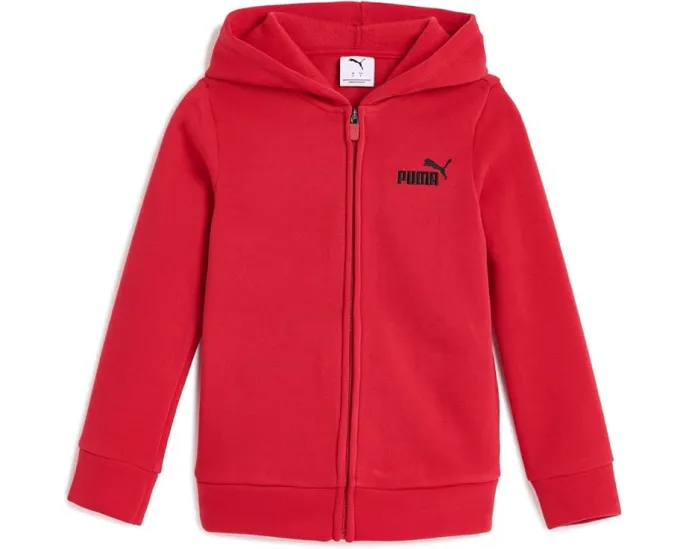 Puma детская флисовая кофта на молнии Essential Basics для маленьких детей