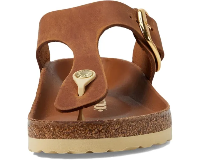 Сандалии Birkenstock Gizeh Big Buckle на пробковой стельке с анатомической поддержкой
