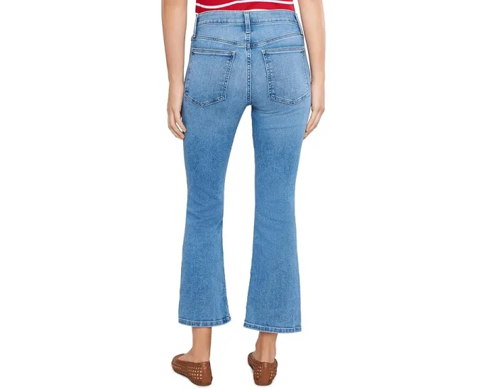 Джинсы Madewell Stretch Flare Crop в стиле Midvale с необработанным краем
