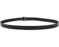 Узкий кожаный ремень Madewell Skinny Leather Western с металлической пряжкой