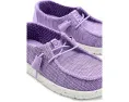 Hey Dude кроссовки Wendy Stretch Sox для детей из фиолетового трикотажа