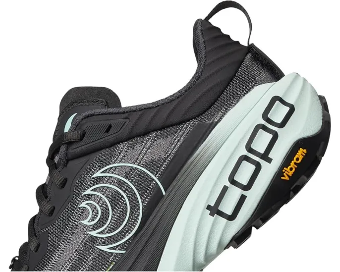 Topo Athletic Vista трейловые кроссовки с подошвой Vibram Megagrip и рокерной геометрией