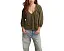 Блуза Knit Mix Peasant от Lucky Brand оливкового цвета