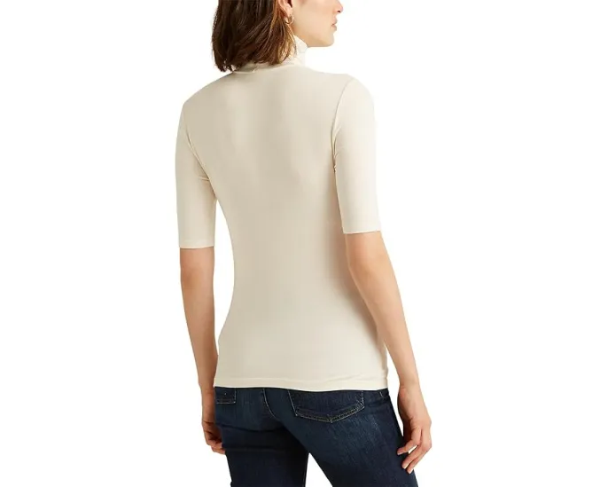 Топ Lauren Ralph Lauren с водолазкой и рукавом три четверти