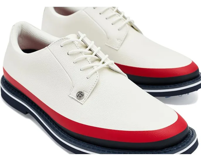 Кожаные туфли для гольфа Gallivanter Tuxedo Stripe с легкой подошвой EVA от GFORE