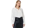 Боди Norma Kamali Super Oversized Boyfriend NK Shirt из хлопкового поплина на застежке-липучке