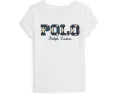 Футболка из хлопкового джерси с логотипом Polo Ralph Lauren Kids для малышей