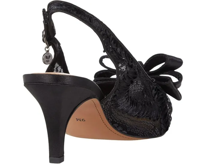 Вечерние туфли J. Renee Yazmine с бантом и котячьим каблуком