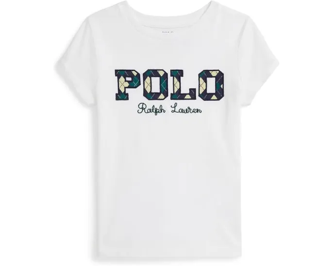 Футболка из хлопкового джерси с логотипом Polo Ralph Lauren Kids для малышей