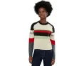 Свитер Madewell Stripe Aspen с регланными рукавами и полосатым узором