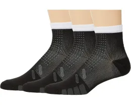 Компрессионные носки для велоспорта Eurosock Bike Quarter Compression 3 пары с технологией Silver drySTAT
