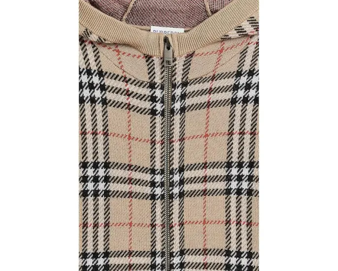 Худи Jimmy Vintage от Burberry Kids на молнии для детей