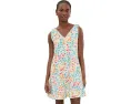 Floral Bow Strap A-Line Dress
