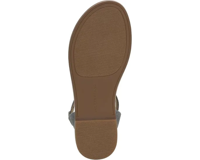 Сандалии Kimaya от Lucky Brand с кожаным ремешком и регулируемой пряжкой