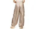 Широкие брюки Giavanni Balloon Cargo Pant с накладными карманами и полупрозрачными вставками
