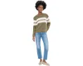 Свитер Sporty Openwork Popover с ажурной вязкой и полосатым узором Sanctuary
