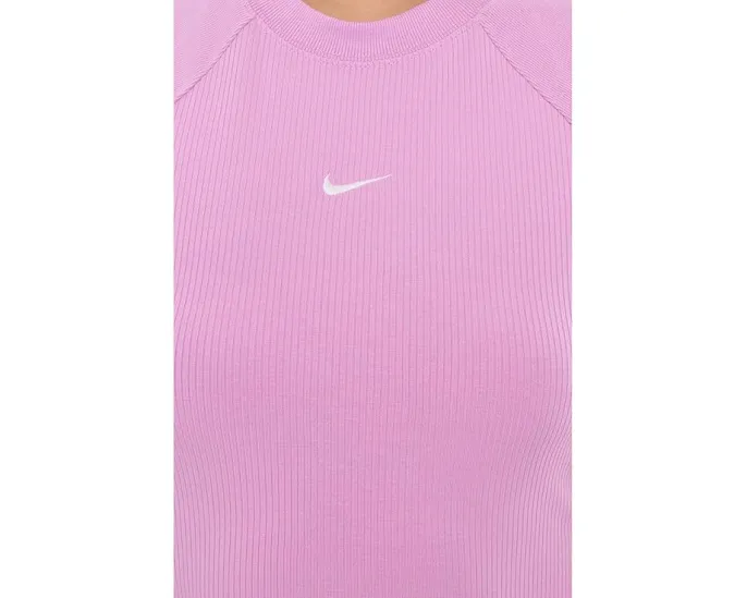 Топ Nike Sportswear Chill Knit Rib с коротким рукавом и ребристым узором