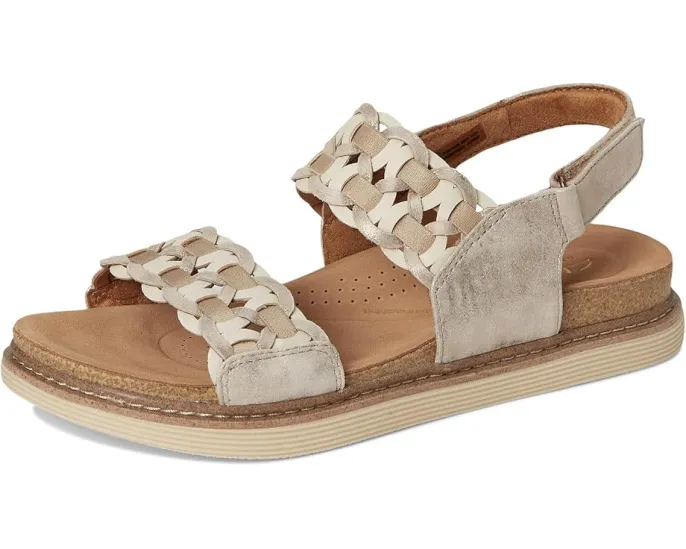 Сандалии Clarks Arwell Glide с плетеным верхом и пробковой стелькой