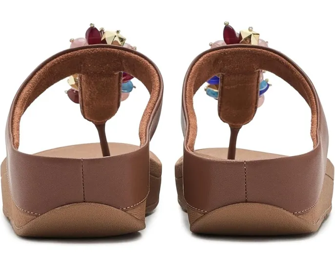 FitFlop сандалии Fino с бусинами на перемычке