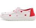 Hey Dude Kids Wendy Embroidered Hearts ботинки с вышитыми сердцами